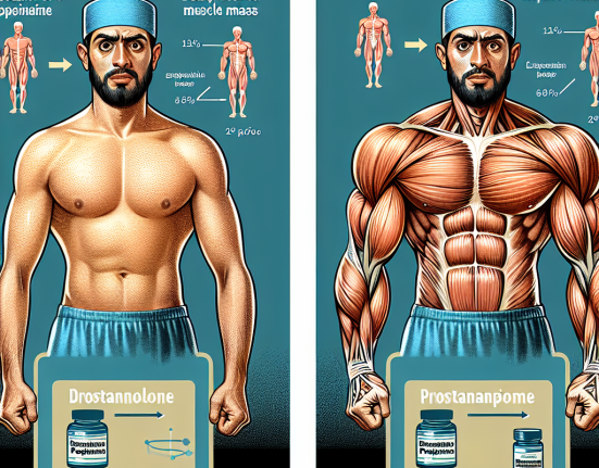 Effects of drostanolone propionate on muscle mass growth