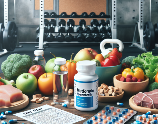 Metformin hydrochloride as support for athletes' diet