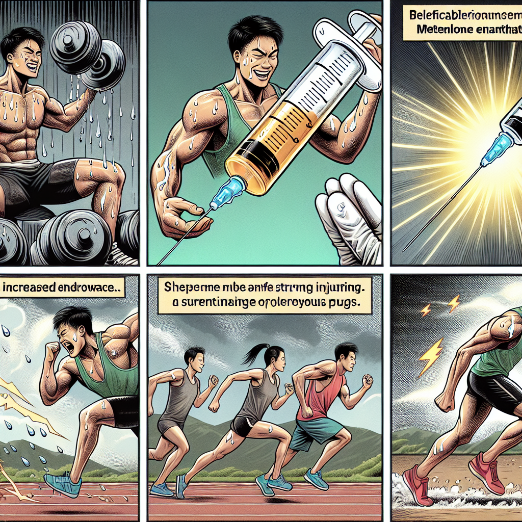 The beneficial effects of injectable metenolone enanthate in sports