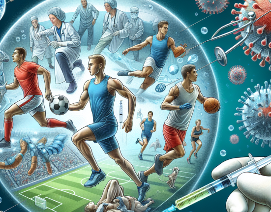 Bactericidal water injections as therapeutic support in sports