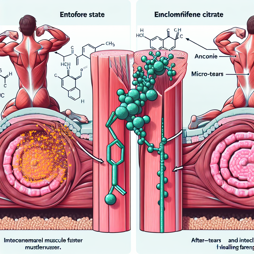How enclomifene citrate can aid in muscle recovery time