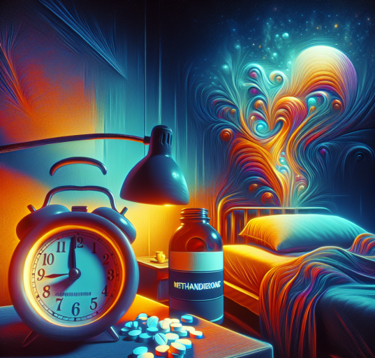 Sleep disruption associated with methandienone compresse