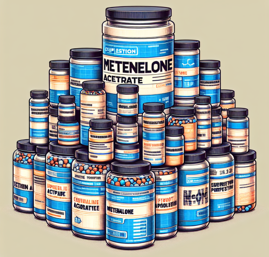 Cutting stack including acetato di metenolone