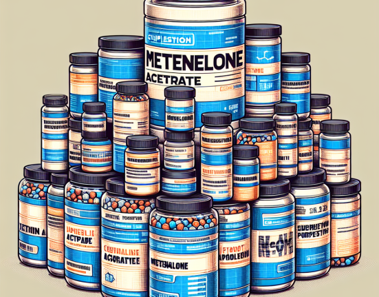 Cutting stack including acetato di metenolone