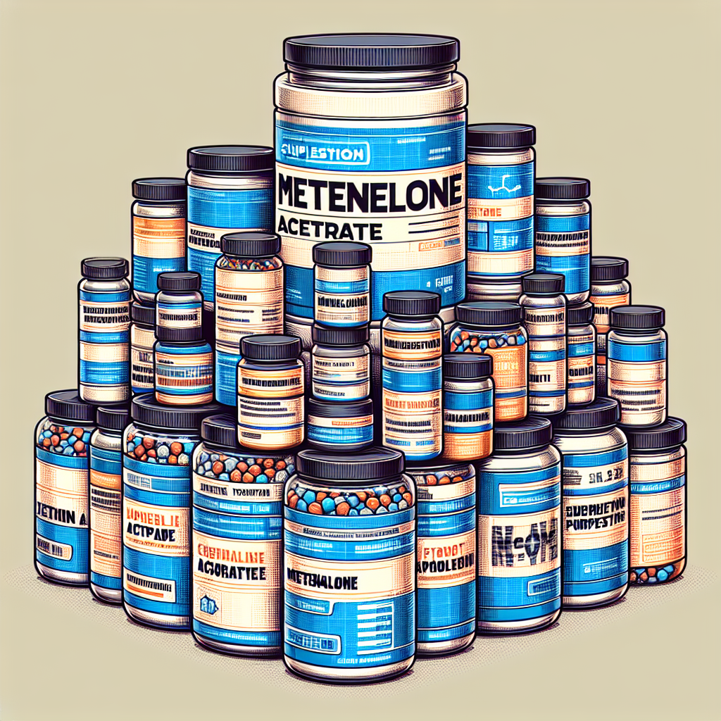 Cutting stack including acetato di metenolone