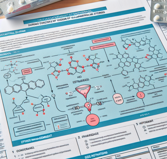 Estradiol management during oxandrolone use