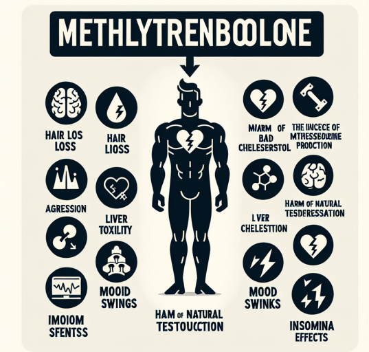 Most common side effects of methyltrenbolone