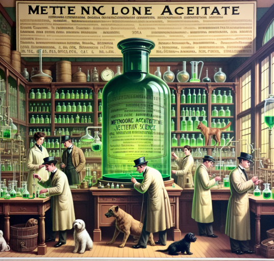 Veterinary origins of acetato di metenolone