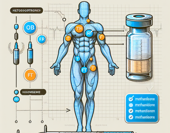 Free testosterone levels and methandienone injection